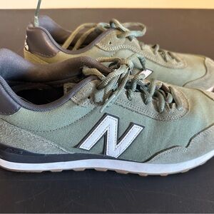 New Balance Olive Green Athletic Shoes